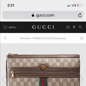 A Gucci ophidia  pouch